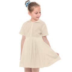 True Champagne Color Kids  Sailor Dress by SpinnyChairDesigns