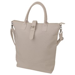 True Champagne Color Buckle Top Tote Bag by SpinnyChairDesigns