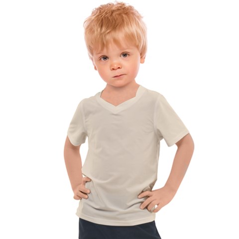 True Champagne Color Kids  Sports Tee by SpinnyChairDesigns