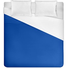 True Cobalt Blue Color Duvet Cover (king Size) by SpinnyChairDesigns