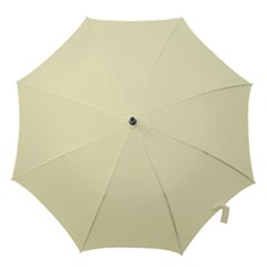 True Cream Color Hook Handle Umbrellas (large) by SpinnyChairDesigns