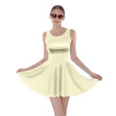 True Cream Color Skater Dress by SpinnyChairDesigns