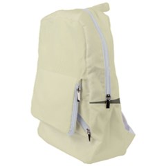 True Cream Color Travelers  Backpack by SpinnyChairDesigns