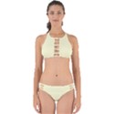 True Cream Color Perfectly Cut Out Bikini Set View1