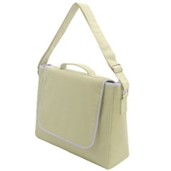 True Cream Color Box Up Messenger Bag by SpinnyChairDesigns