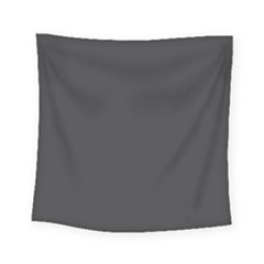 Dark Slate Grey Color Square Tapestry (small) by SpinnyChairDesigns