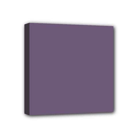 Grape Compote Purple Color Mini Canvas 4  X 4  (stretched) by SpinnyChairDesigns