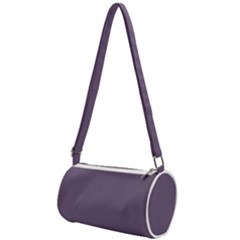 Grape Compote Purple Color Mini Cylinder Bag by SpinnyChairDesigns