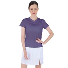 Grape Compote Purple Color Women s Sports Top by SpinnyChairDesigns