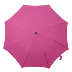 Hot Hollywood Pink Color Hook Handle Umbrellas (Small)