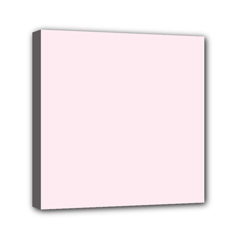 Lavender Blush Pink Color Mini Canvas 6  X 6  (stretched) by SpinnyChairDesigns