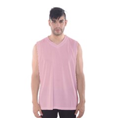 Baby Pink Color Men s Basketball Tank Top by SpinnyChairDesigns