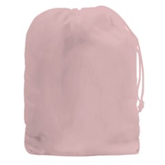 Baby Pink Color Drawstring Pouch (3xl) by SpinnyChairDesigns
