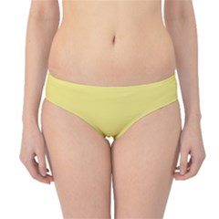 True Lemon Yellow Color Hipster Bikini Bottoms by SpinnyChairDesigns