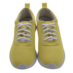 True Lemon Yellow Color Athletic Shoes by SpinnyChairDesigns