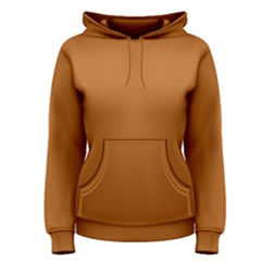 True Light Brown Color Women s Pullover Hoodie by SpinnyChairDesigns