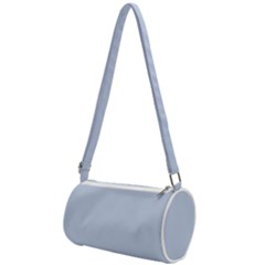 Light Steel Blue Color Mini Cylinder Bag by SpinnyChairDesigns