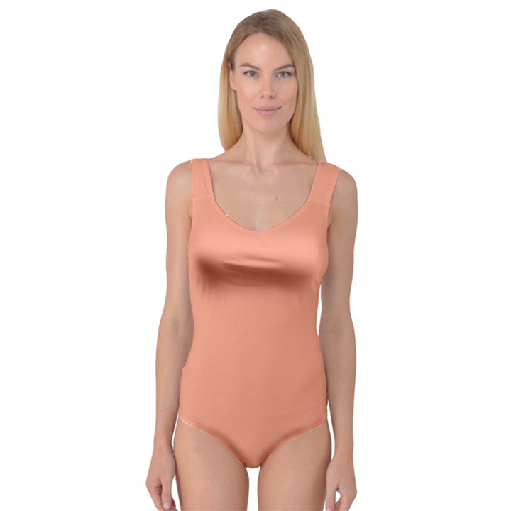 True Peach Color Princess Tank Leotard 