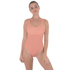 True Peach Color Bring Sexy Back Swimsuit by SpinnyChairDesigns