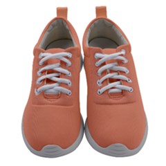 True Peach Color Athletic Shoes by SpinnyChairDesigns