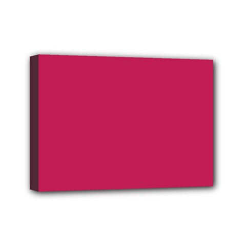 Rose Red Color Mini Canvas 7  X 5  (stretched) by SpinnyChairDesigns