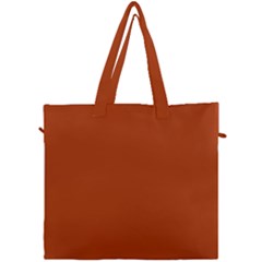 True Rust Color Canvas Travel Bag by SpinnyChairDesigns