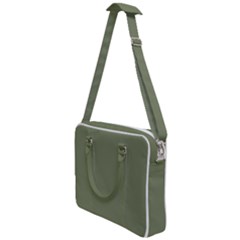 Sage Green Color Cross Body Office Bag by SpinnyChairDesigns