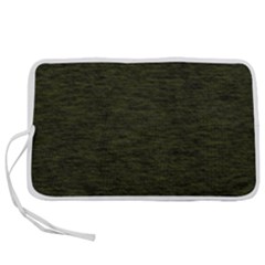 Army Green Color Textured Pen Storage Case (s) by SpinnyChairDesigns