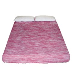 Blush Pink Textured Fitted Sheet (queen Size) by SpinnyChairDesigns