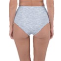 Fade Pale Blue Texture Reversible High-Waist Bikini Bottoms View4