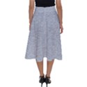 Fade Pale Blue Texture Perfect Length Midi Skirt View2