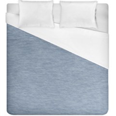 Faded Denim Blue Texture Duvet Cover (king Size) by SpinnyChairDesigns