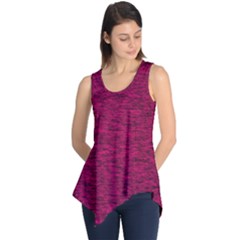 Fuschia Pink Texture Sleeveless Tunic by SpinnyChairDesigns