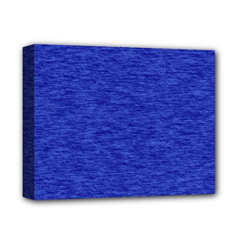 Cobalt Blue Color Texture Deluxe Canvas 14  X 11  (stretched)