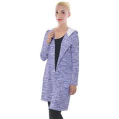 Light Purple Color Textured Hooded Pocket Cardigan by SpinnyChairDesigns