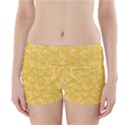 Saffron Yellow Butterflies Batik Boyleg Bikini Wrap Bottoms View1