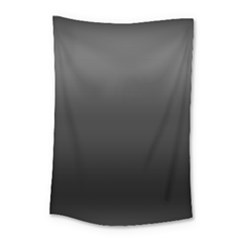 Black Gradient Ombre Color Small Tapestry by SpinnyChairDesigns