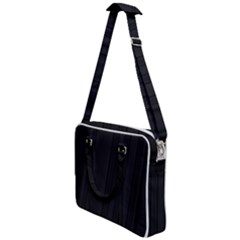 Pitch Black Color Stripes Cross Body Office Bag