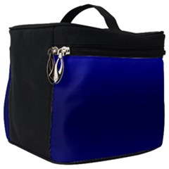 Cobalt Blue Gradient Ombre Color Make Up Travel Bag (big) by SpinnyChairDesigns