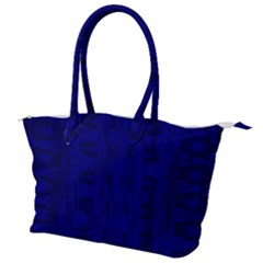 Cobalt Blue Color Batik Canvas Shoulder Bag