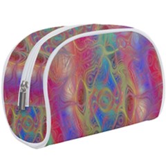 Boho Tie Dye Rainbow Makeup Case (large) by SpinnyChairDesigns