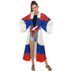 National Cockade Of Usa  Maxi Kimono