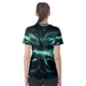 Biscay Green Black Abstract Art Women s Cotton Tee View2