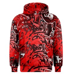 Red Black Abstract Art Men s Core Hoodie