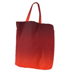 Scarlet Red Ombre Gradient Giant Grocery Tote by SpinnyChairDesigns