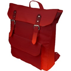 Scarlet Red Ombre Gradient Buckle Up Backpack by SpinnyChairDesigns