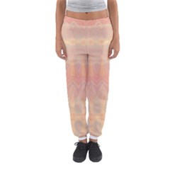 Boho Soft Peach Pattern Women s Jogger Sweatpants by SpinnyChairDesigns