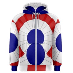 National Cockade Of France  Men s Zipper Hoodie by abbeyz71