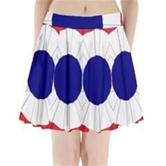 National Cockade Of France  Pleated Mini Skirt by abbeyz71