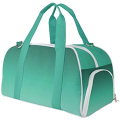 Biscay Green Gradient Ombre Burner Gym Duffel Bag